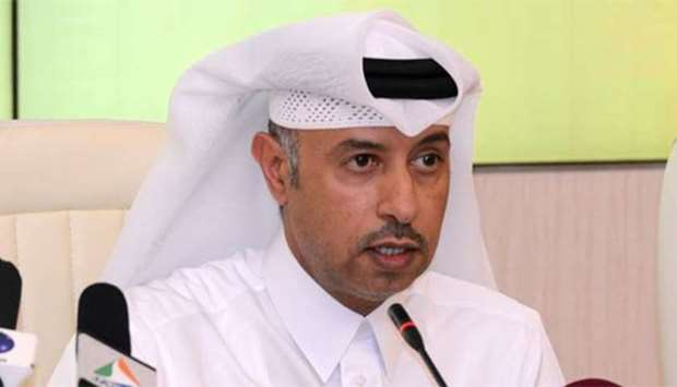 HE Dr Issa bin Saad al-Jafali al-Nuaimi at the press conference on Thursday.