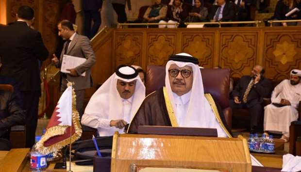 The Qatari delegation was headed by Ibrahim bin Abdulaziz al-Sahlawi