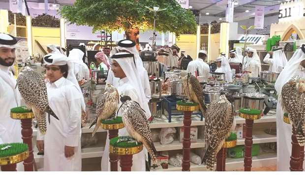 EXHIBITION: The third edition of u2018Su2019hail u2013 Katara International Hunting and Falcons Exhibitionu2019 attracted as many as 140 different exhibitors from 20 countries.         Photos by Mudassir Raja