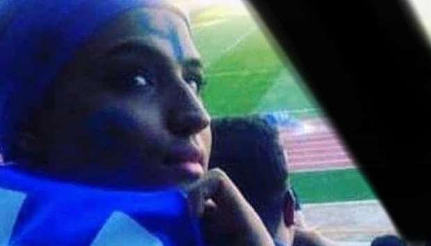 Shafaqna news agency said Sahar Khodayari- dubbed ,Blue Girl, online for her favourite team Esteghlal's colours - died at hospital on Monday