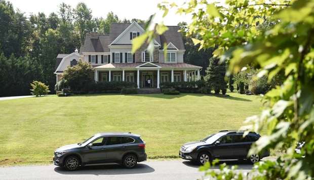 The house in Stafford, Virginia, of alleged spy, Oleg Smolenkov.