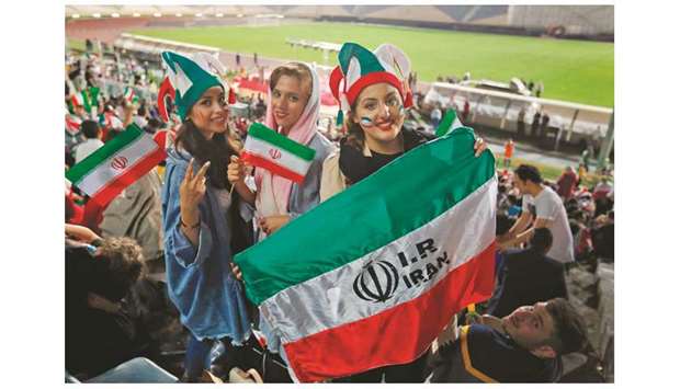 Iran has barred women spectators from football and other stadiums since 1981. (AFP)