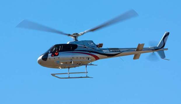 A AS350 B3e helicopter
