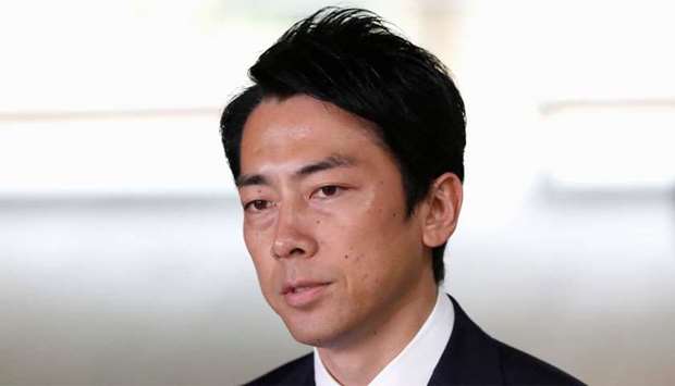 Japan's new Environment Minister Shinjiro Koizumi