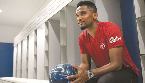 Cameroon legend Samuel Etou2019o is an official ambassador for the Supreme Committee for Delivery & Legacy.