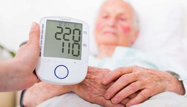 Extremely high blood pressure is dangerous.