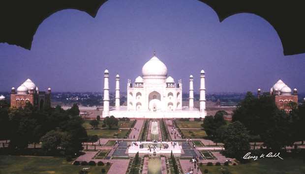 Taj Mahal, Agra. (Photograph by Benoy K Behl)