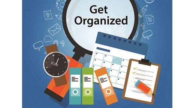 Get in the habit of buying organisational tools. Donu2019t buy every basket in the store, but do purchase containers for storing mail, pens, bills to pay and more. Buy hanging hooks for robes and coats.