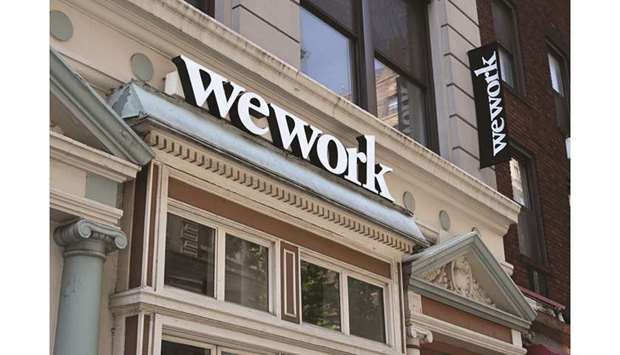 A WeWork office in New York City. WeWork delayed its much-awaited initial public offering as the company seeks more time to overcome investor doubts over its governance, valuation and business prospects.