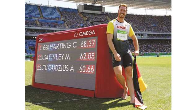 Olympic discus champion Christoph Harting.