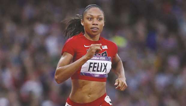 Allyson Felix will form part of the US relay squad.