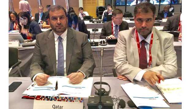 The Qatari delegation is led by the chairman of Qatar General Organisation for Standardization and Metrology, Mohamed bin Saud al-Musallam