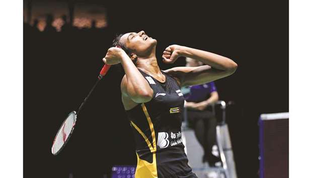 File photo of Indiau2019s Pusarla Sindhu. (Reuters)