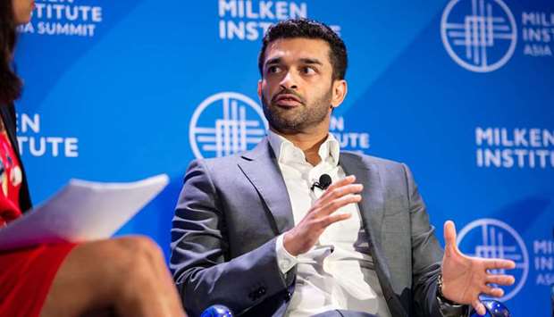 Hassan al-Thawadi, Secretary-General of the Supreme Committee for Delivery & Legacy, speaks at the Milken Institute Asia Summit in Singapore.