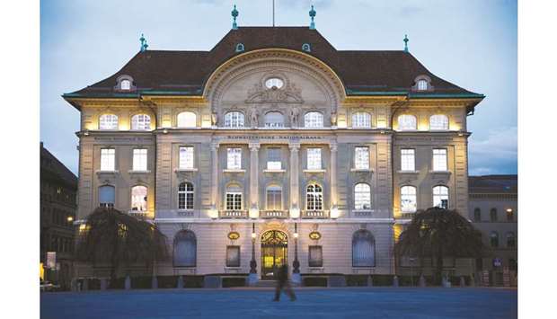 The headquarters of the Swiss National Bank in Bern, Switzerland. Currency traders may have a green light to push the franc higher after the SNB refrained from joining global central banks in easing policy.