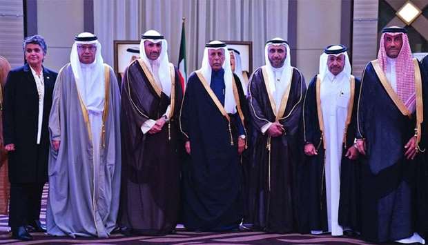 Shura Council Speaker meets Kuwaiti National Assembly Speakerrnrn