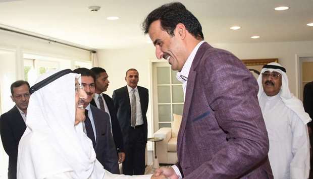 Amir visits Kuwaiti leader in New Yorkrnrn