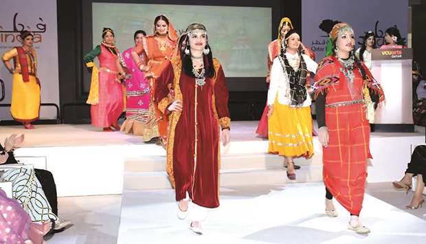 QF holds a fashion show-style celebration of Indian tradition.