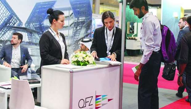 QFZA's booth at the event
