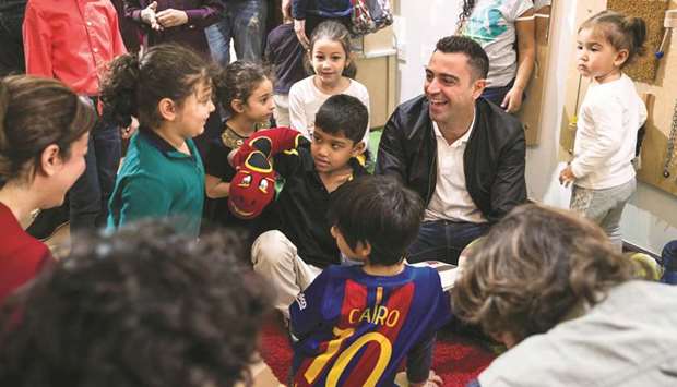 Xavi is keenly involved in Generation Amazingu2019s football for development programme which uses football to educate and inspire young people.