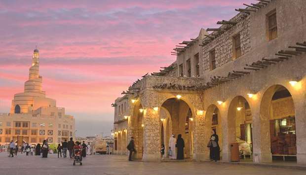 SPECTACULAR: Souq Waqif is a blend of traditional and modern arch Photo by Rinzy Ismail
