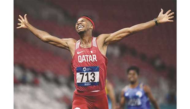 Qataru2019s Abderrahman Samba is a huge medal prospect in the menu2019s 400m hurdles event.