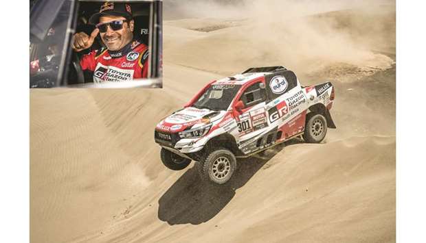 Nasser Saleh al-Attiyah (top) will team up with French co-driver Matthieu Baumel at the Rally of Morocco, the final round of the FIA World Cup for Cross-Country Rallies to be held from October 3rd to 9th.