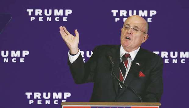 Giuliani... long-time Trump supporter