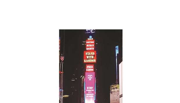 A view of New Yorku2019s iconic Times Square.