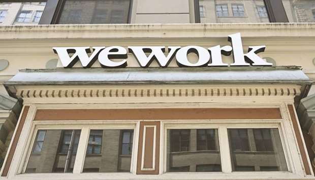A WeWork office in New York City. WeWorku2019s initial public offering, intended to raise urgently-needed financing, was called off, until at least next year.