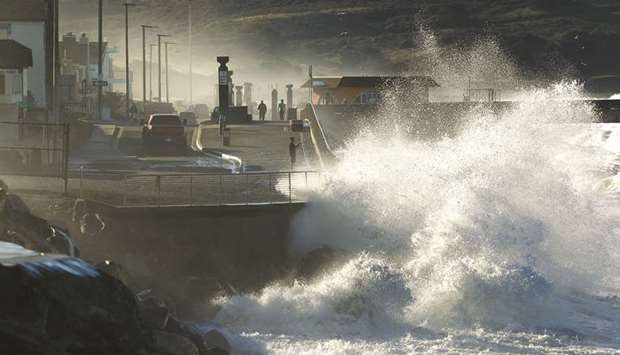 The town of Pacifica, just south of San Francisco, is ground zero for the issue of coastal erosion. Early this year, the combination of ocean surge and a king tide caused high waves. Some homes and apartment building were destroyed. PICTURE: Tribune News Service