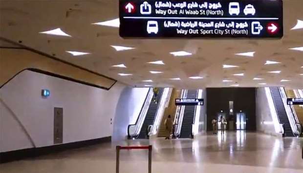 Pictured is a grab from a video posted by Qatar Rail explaining the route.