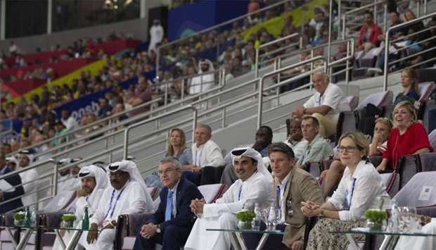 Amir attends part of IAAF Championships Doharnrn