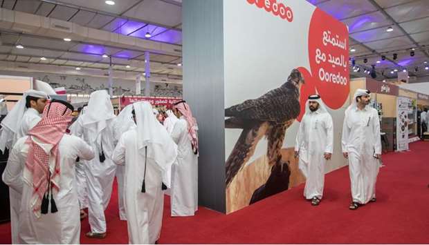 The Ooredoo booth at Su2019hail 2019.