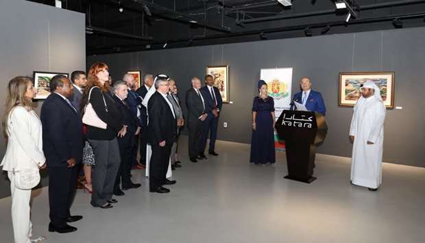 The formal opening of the exhibition.