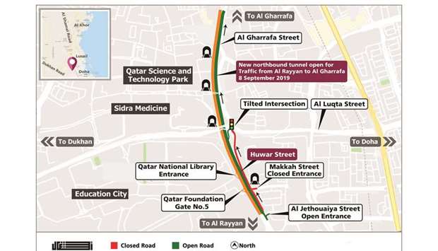 Map of Traffic Diversion