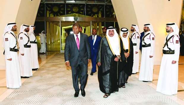 The president of Angola, Joao Manuel Lourenco, arrived in Doha Saturday, on an official three-day visit to Qatar. He was greeted upon arrival at Hamad International Airport by HE the Minister of Transport and Communications Jassim bin Saif al-Sulaiti, Qataru2019s ambassador to Angola Abdullah Hussein al-Jaber, and Angolau2019s ambassador to Qatar Jose De Lemos.