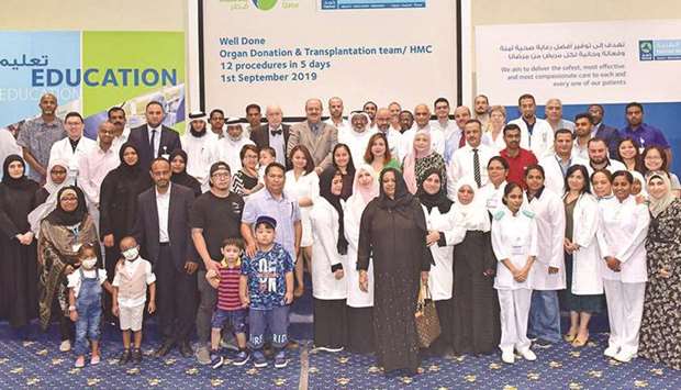 The achievement was marked by a special event held at HMC last week, gathering together the clinical and support teams and their families.