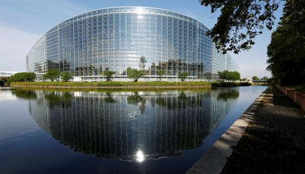 The building of the European Parliament is seen in Strasbourg, France
