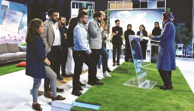 The final eight contestants will be chosen to enter the innovation workshop of QF's *Stars of Science (image shows a scene filmed before physical distancing measures were introduced due to Covid-19).