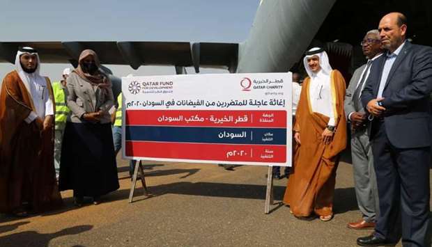 Qatari aid plane arrives in Sudanrnrn