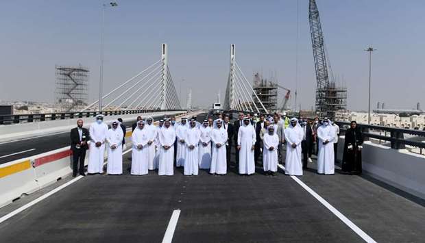 Qatar's first cable stayed bridge opened