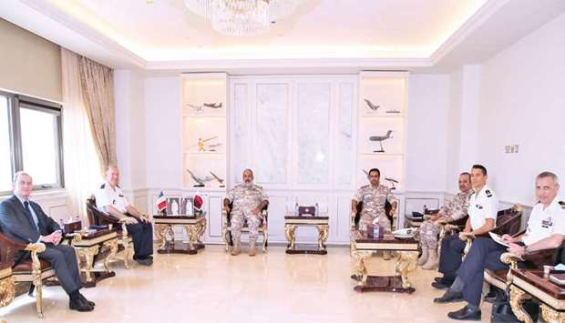 Chief of Staff meets French military officialrnrn