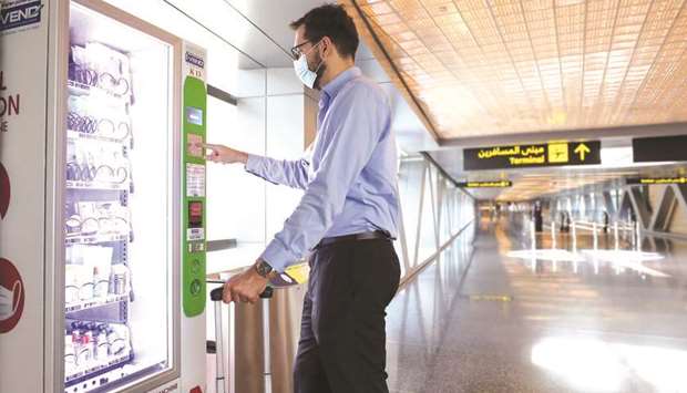 HIA has installed vending machines with PPE across key passenger touchpoints, as part of the preventive and precautionary measures against Covid-19.
