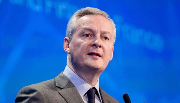 Bruno Le Maire, France's finance minister, speaks at a conference in Paris (file).