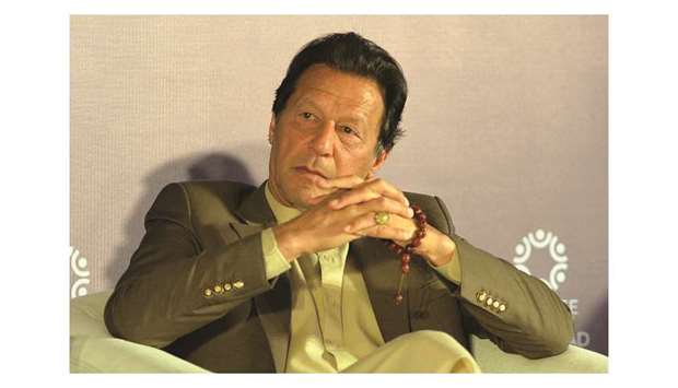 Prime Minister Khan: opposition ... trying to blackmail the government to protect their interest.