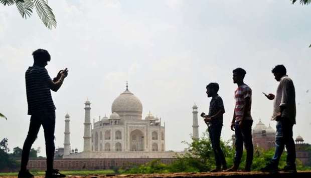 Taj Mahal is one of the most pictured monuments in the world.