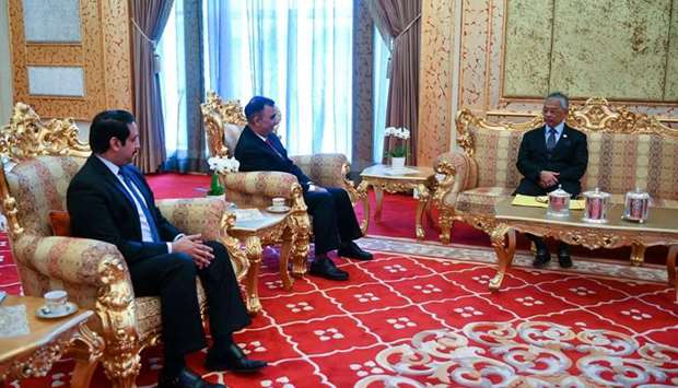 HM King of Malaysia met with Ambassador of the State of Qatar to Malaysia