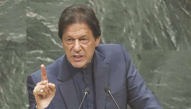 Prime Minister Khan: would be addressing the UN General Assembly this week by video-conferencing.