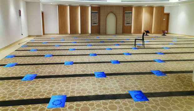 A prayer room at Doha Festival City.rnrn